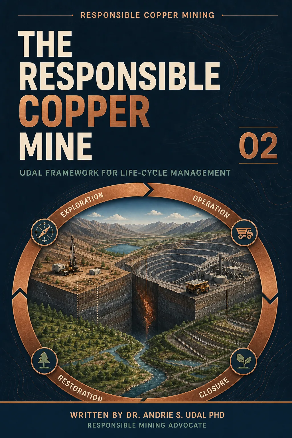 The Responsible Copper Mine: UDAL Framework for Life-Cycle Management, written by Dr. Andrie S. Udal, PhD