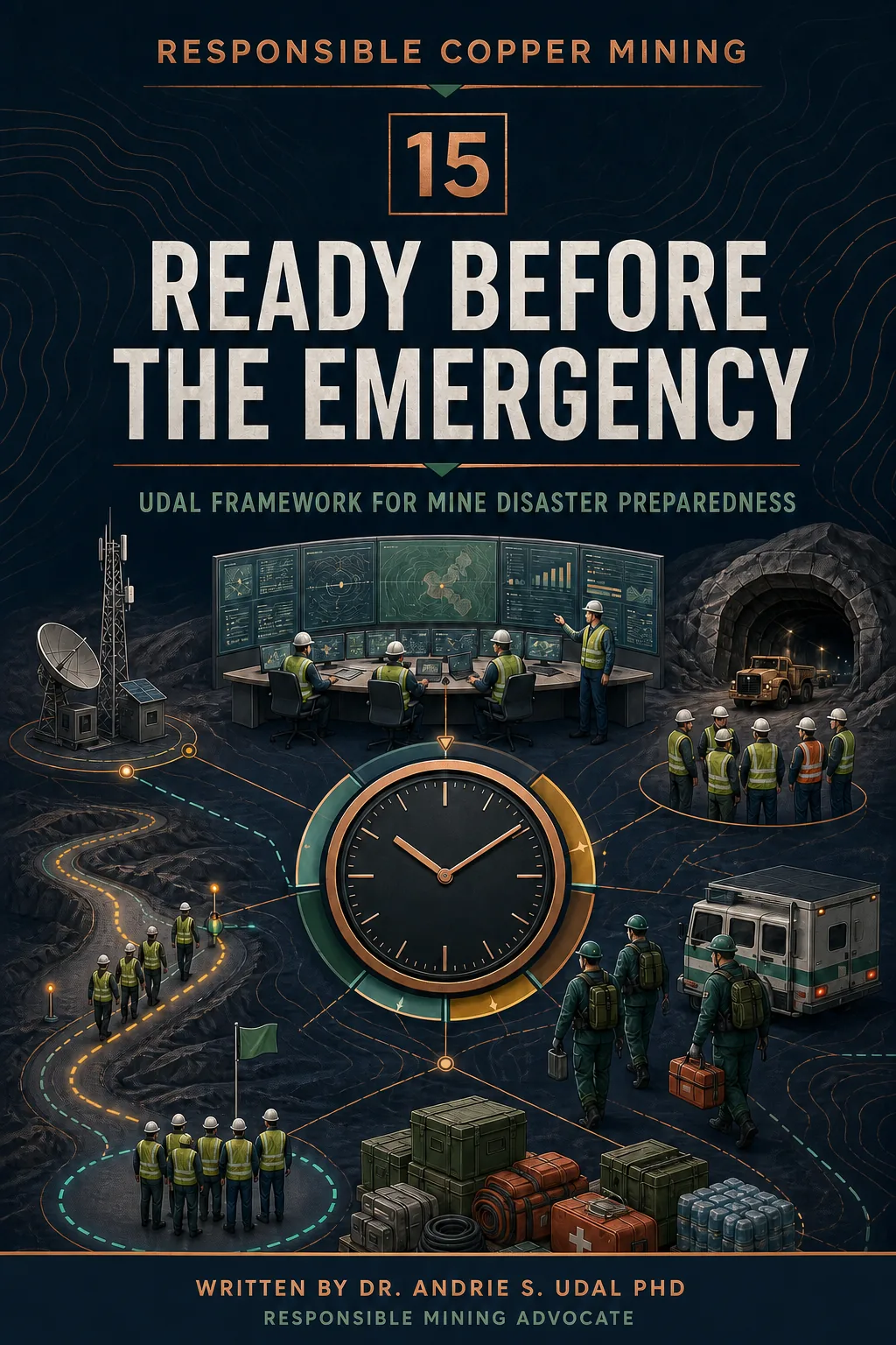 Ready Before the Emergency: UDAL Framework for Mine Disaster Preparedness, written by Dr. Andrie S. Udal, PhD