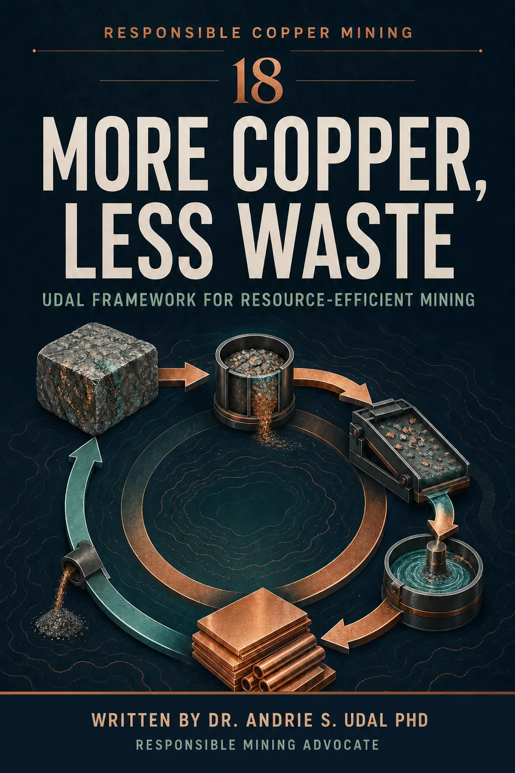 More Copper, Less Waste: UDAL Framework for Resource-Efficient Mining, written by Dr. Andrie S. Udal, PhD