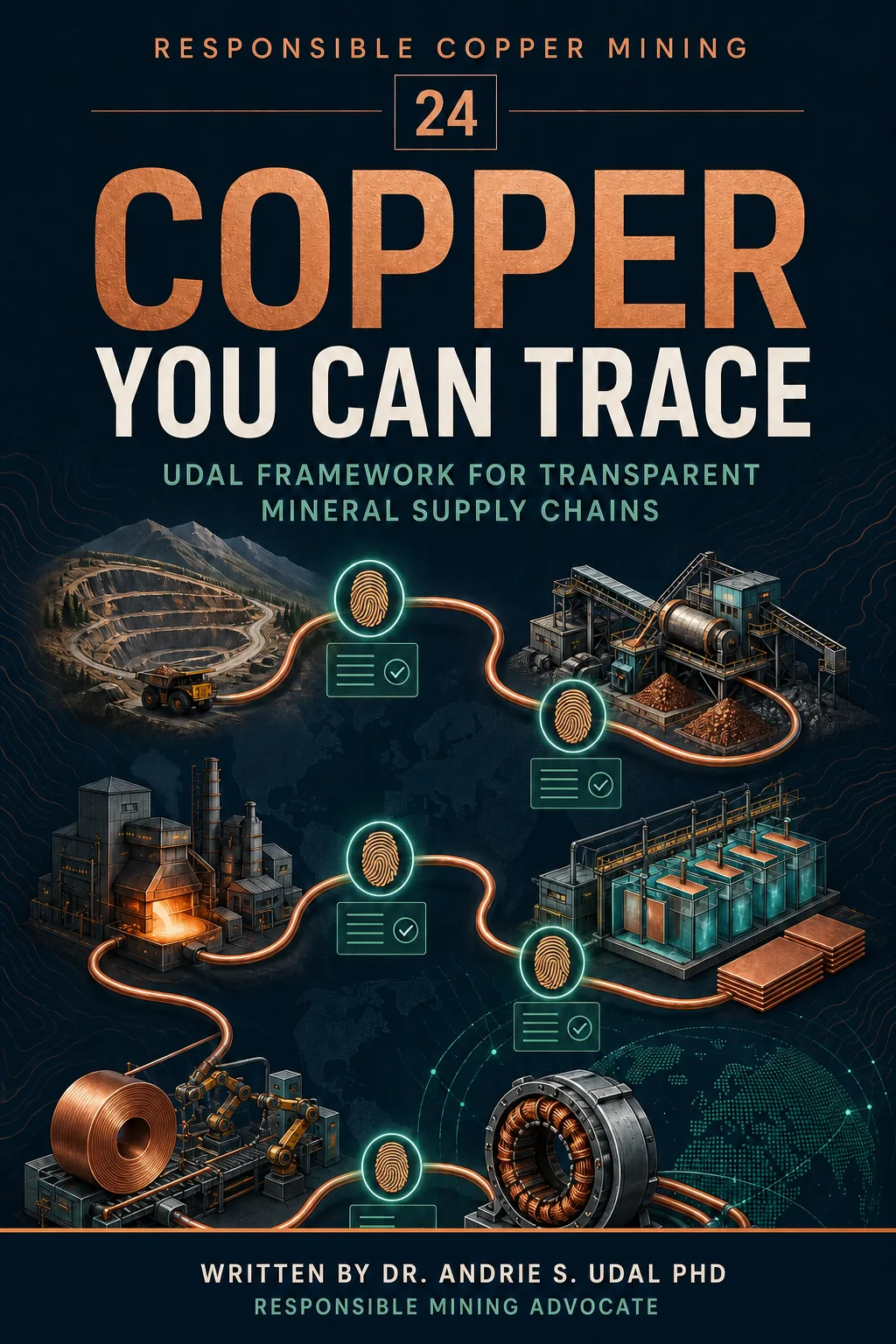 Copper You Can Trace: UDAL Framework for Transparent Mineral Supply Chains, written by Dr. Andrie S. Udal, PhD