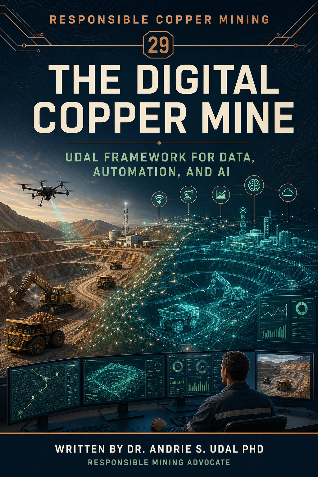 The Digital Copper Mine: UDAL Framework for Data, Automation, and AI, written by Dr. Andrie S. Udal, PhD